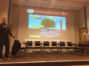 Roy Arne Berg (venstre) er utviklingsansvarlig Bysamarbeidet i FFK, og Magnus Meling er utviklingsansvarlig i FFK.