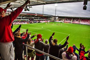 FFK - Kongsvinger 1-1 2016 Tilskuere på tribune