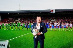 Christian Berg takket etter siste kamp i FFK-drakta