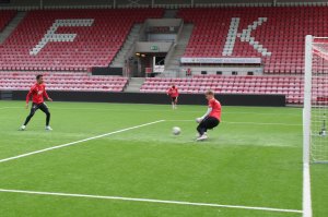 Joel Armstrong på FFK-trening