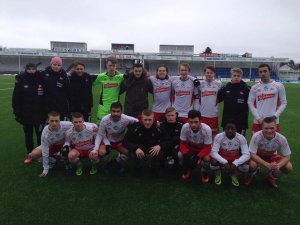 FFK og Sarpsborg 08 sine juniorlag møttes til treningskamp.