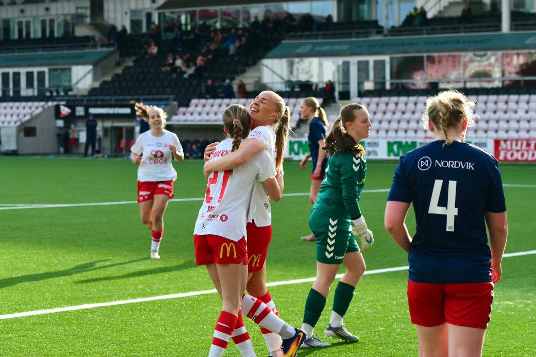Det ble mye å juble for på søndag for FFK Kvinner.