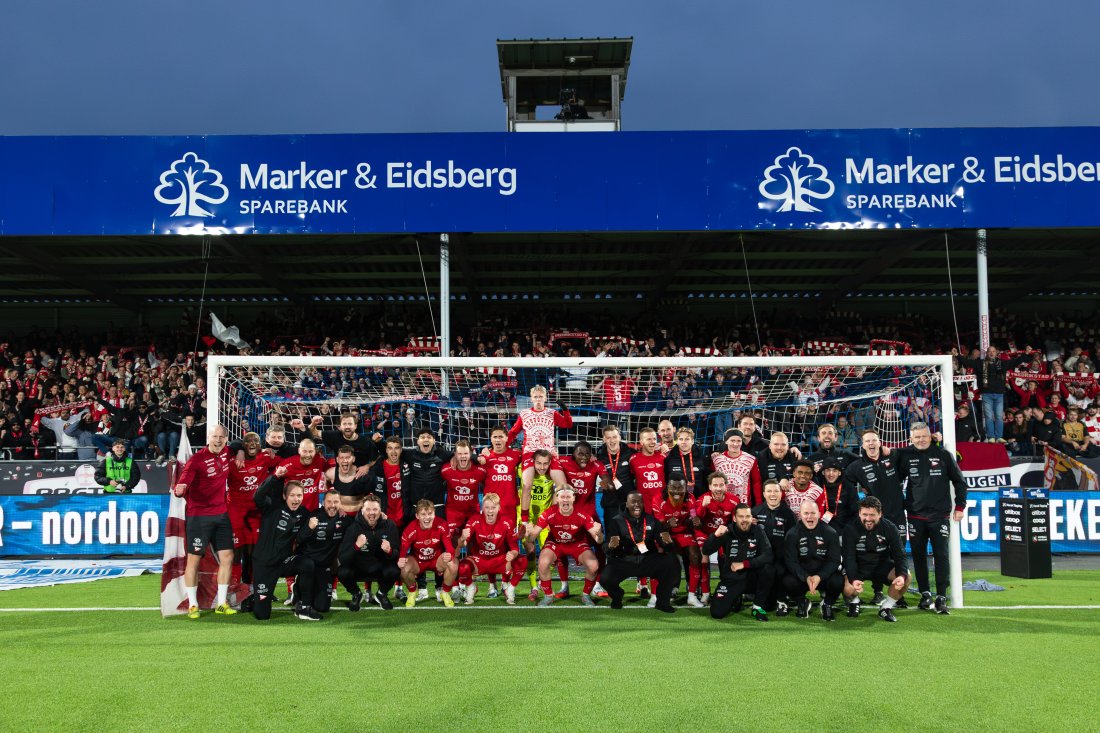 Vi går for å gjenskape dette bildet når vi før VM-pausen møter Sarpsborg 08 på bortebane. (Foto: Qwerty AS)