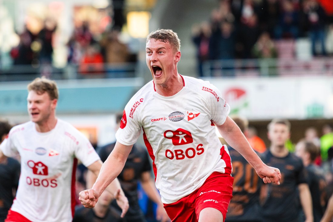 Emil Holten scorte i sin debut. (Foto: Qwerty AS)