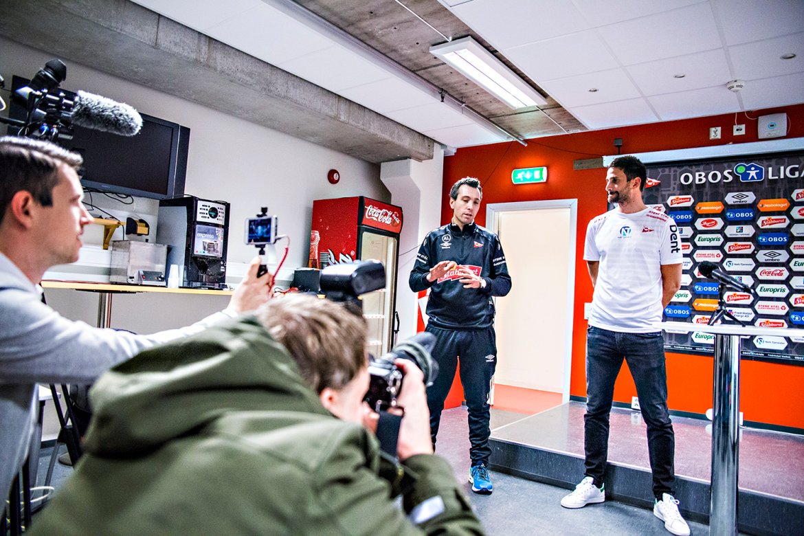 Pressekonferanse - Mislav Leko og Andrea Loberto