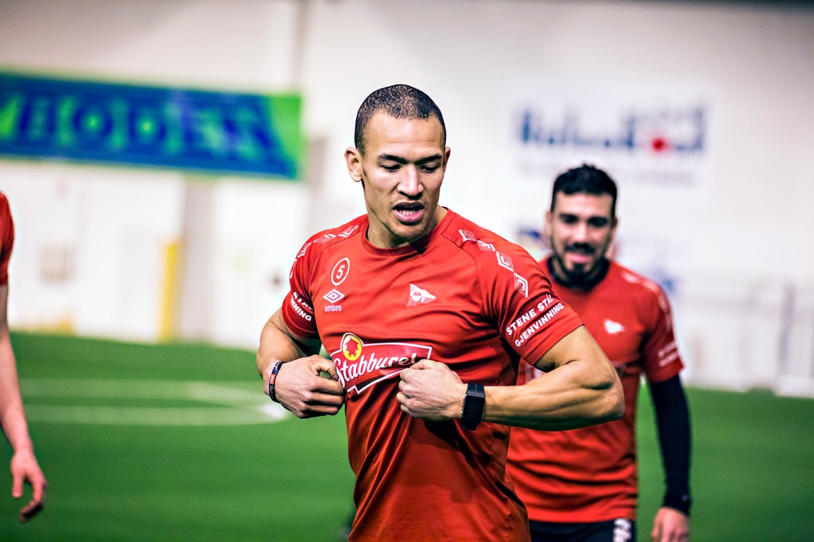 Edvard Skagestad på trening