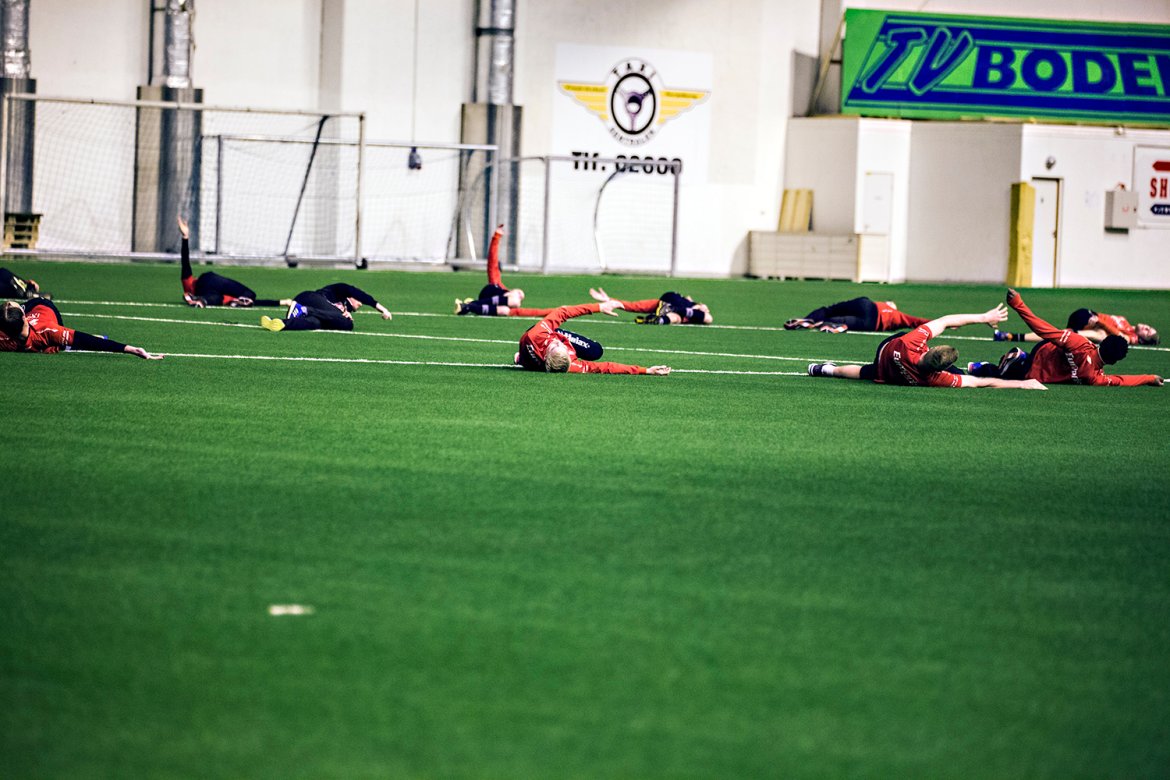 Trening i Østfoldhallen