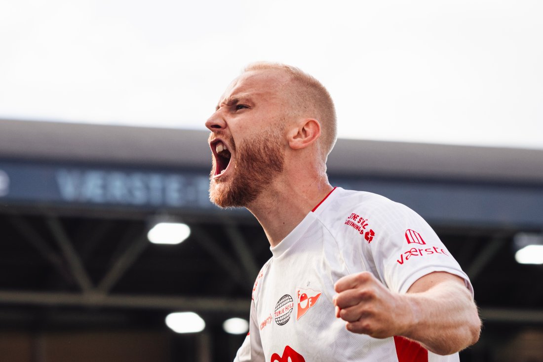 Sondre Sørløkk scoret målet da vi slo KFUM 1-0 tidligere i år. (Foto: Qwerty AS)