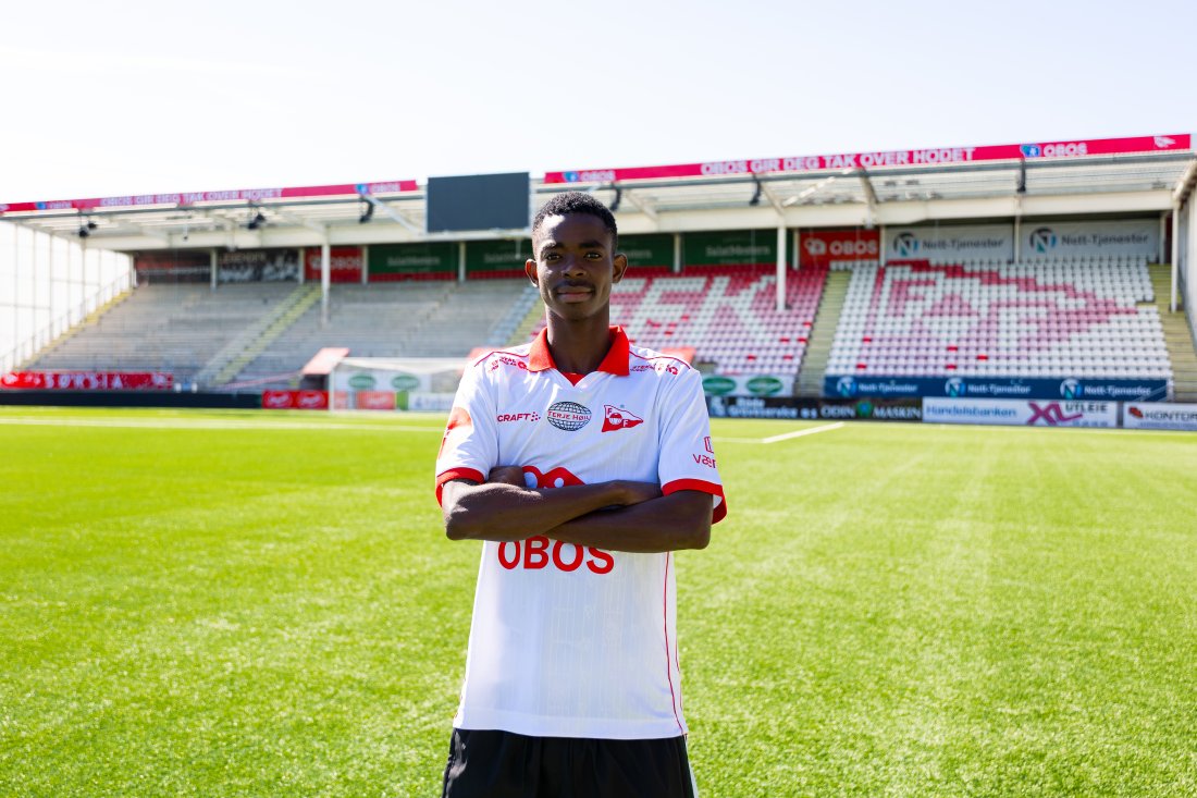 Souleymane Tuo blir FFK-spiller april 2027. (Foto: Erik Apenes / Qwerty AS)