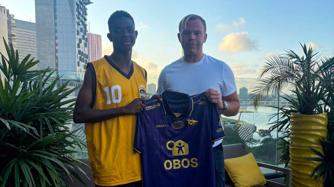 Souleymane Tuo og Anders Jensen i Abidjan, Elfenbenkysten.