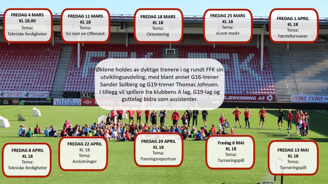 Her ser du temaer for øktene på akademiet!