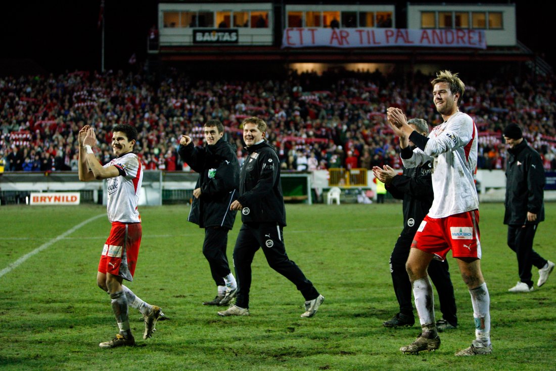 Det er nesten nøyaktig 20 år siden vi tok farvel med Gamle Stadion, etter en kamp mot Rosenborg - da er det passende å møte Rosenborg for å markere 20 år. (Foto: Erlend Aas / NTB)