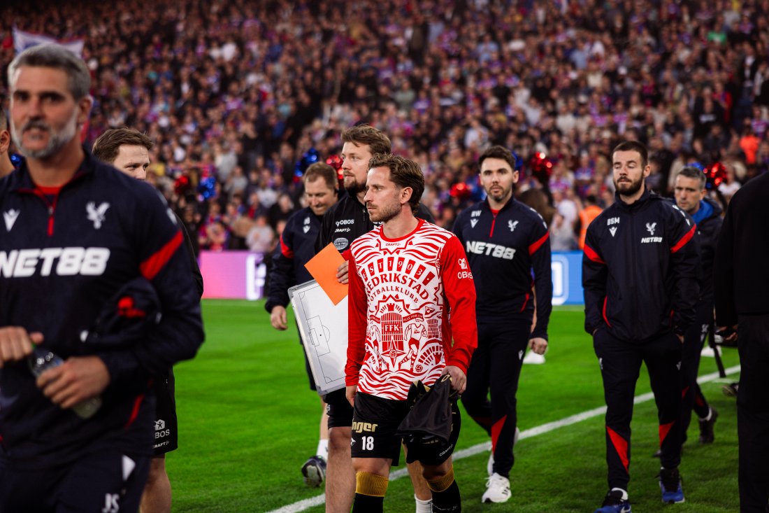 Ludvig Begby på Selhurst Park. (Foto: Qwerty AS)