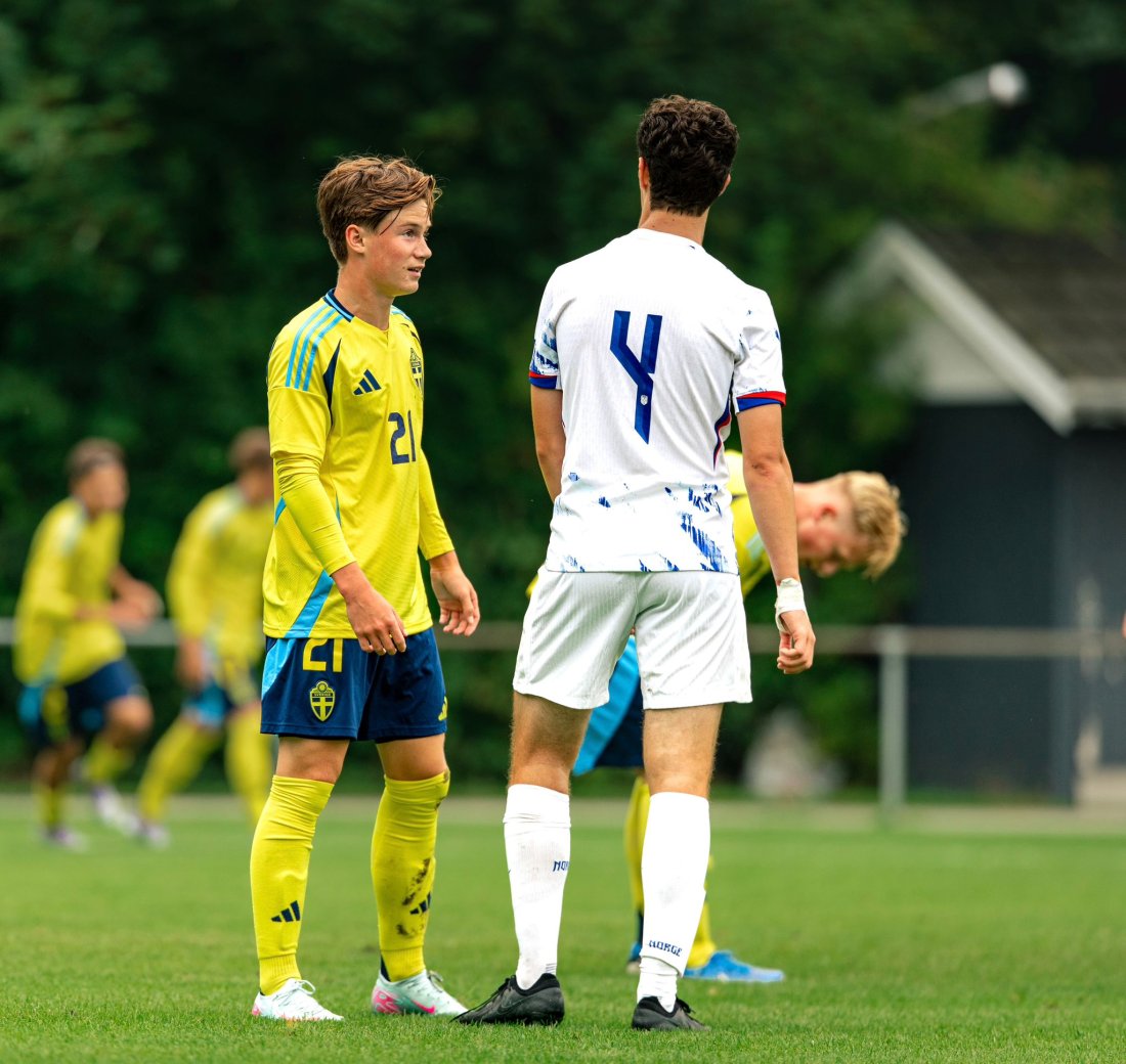 Arigon mot Sverige hvor han bidro med et målgivende som sikret uavgjort