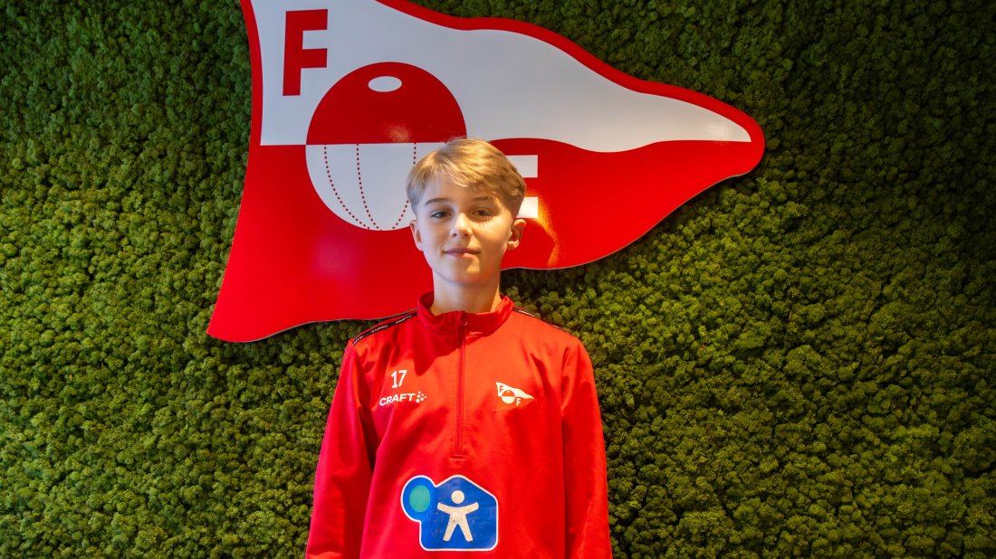 Sander Walther er blant spillerne som er på NFF Talentleir.