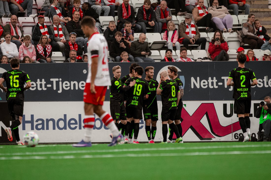 Bodø/Glimt tok ledelsen. (Foto: Jonas Fjeld / Qwerty AS)