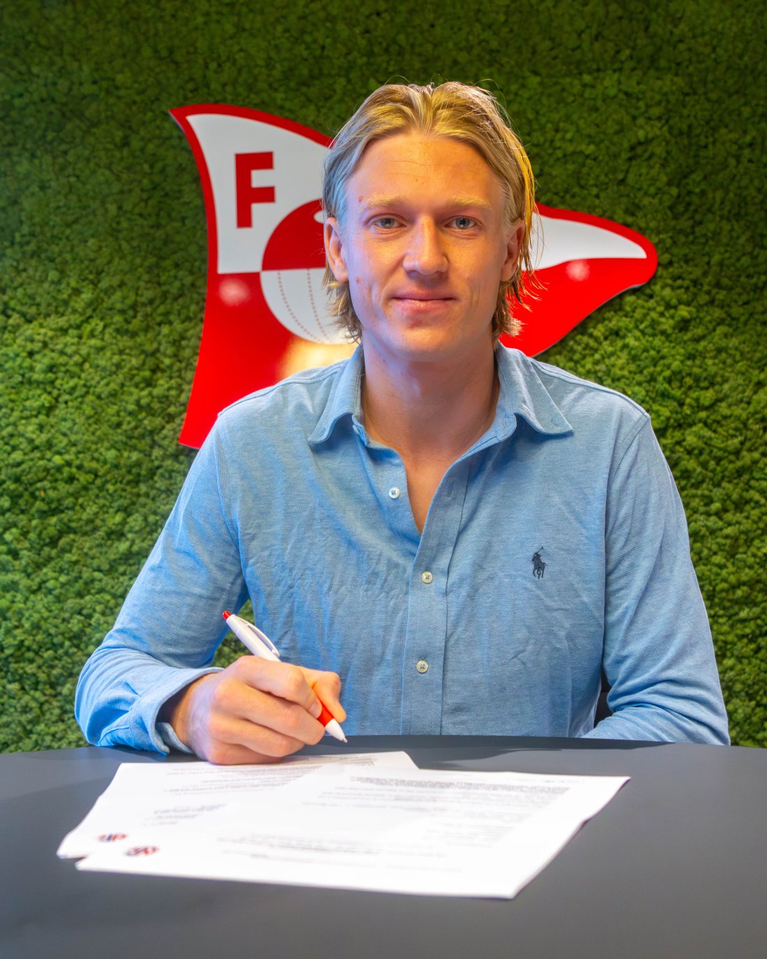 Daniel Eid var fornøyd etter å ha forlenget kontrakten sin med FFK.