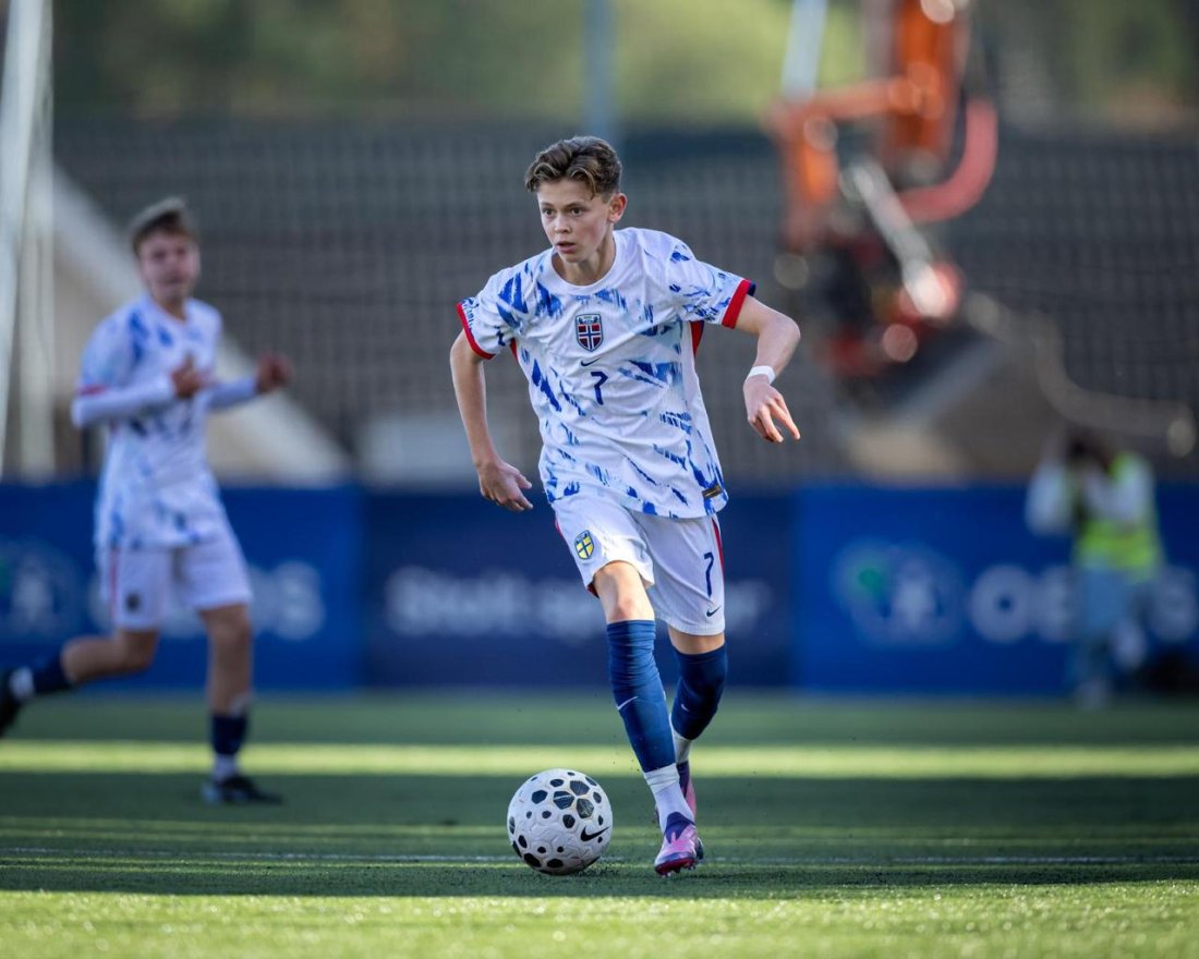 Leon Strand er blant FFK-ungguttene som har representert Norge i år.