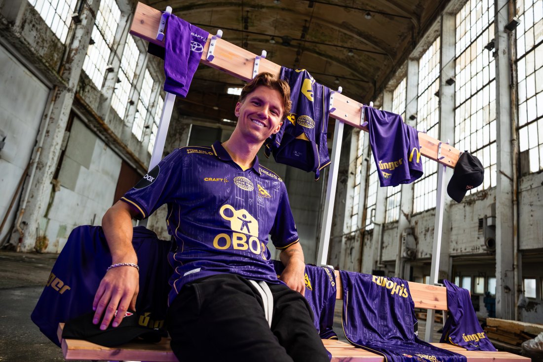 Gutta våre blir å se i lilla mot Tromsø. (Foto: Qwerty AS)