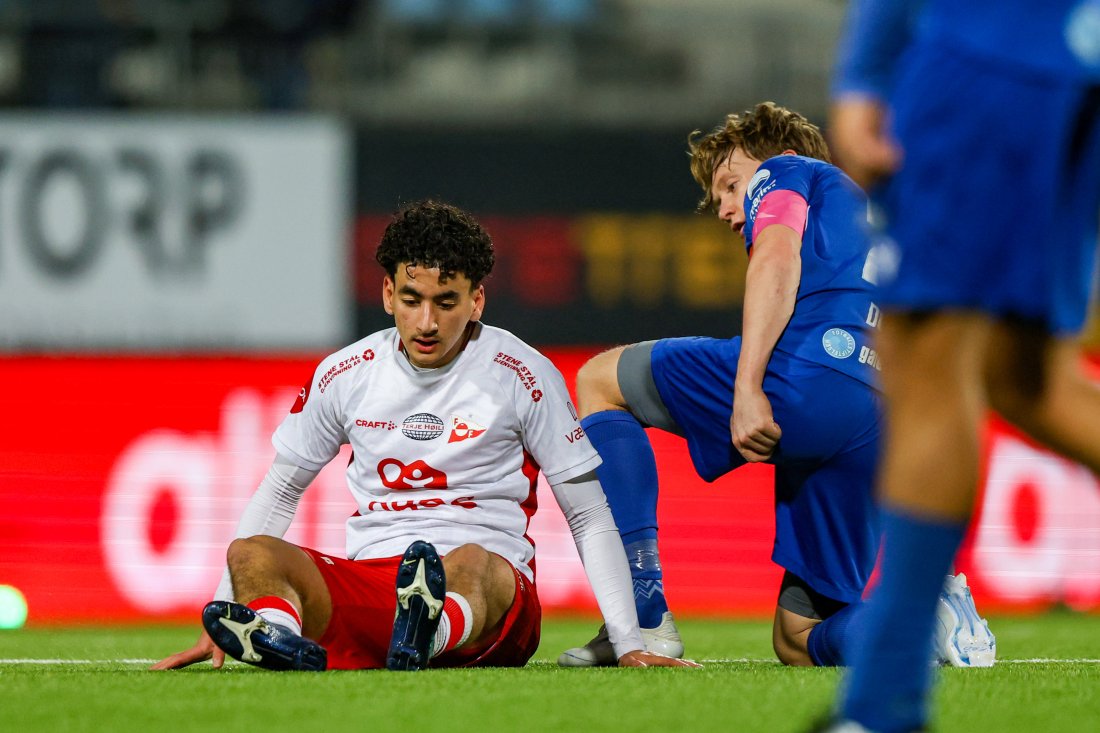 Salim Laghzaoui misbrukte en god mulighet i den første omgangen. (Foto: Trond R. Teigen / NTB)