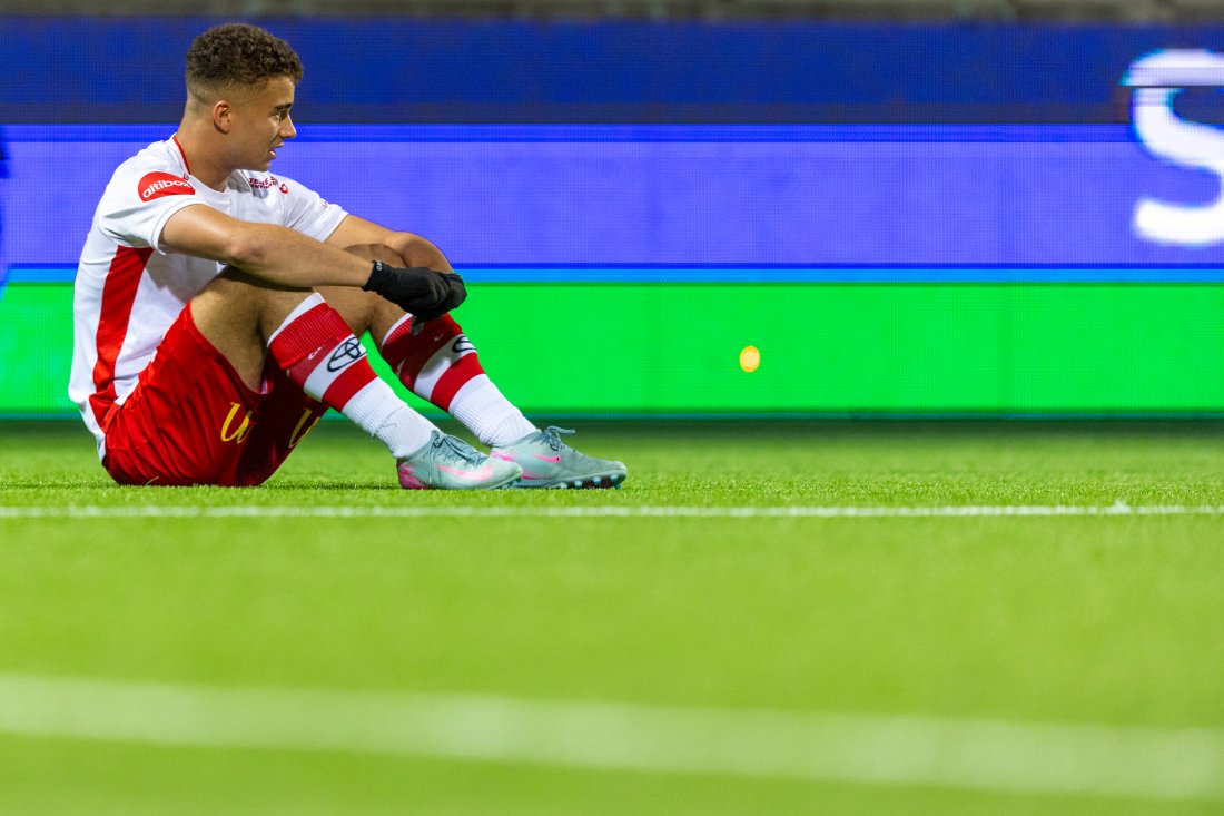 Henrik Skogvold etter kampen i Sandefjord. (Foto: Trond R. Teigen / NTB)