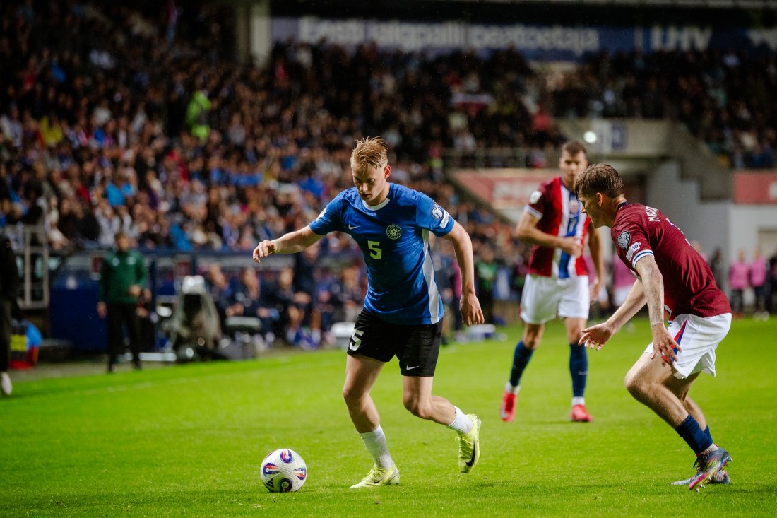 Rocco og Estland møter Norge på Ullevaal. (Foto: Liisi Troska / jalgpall.ee)