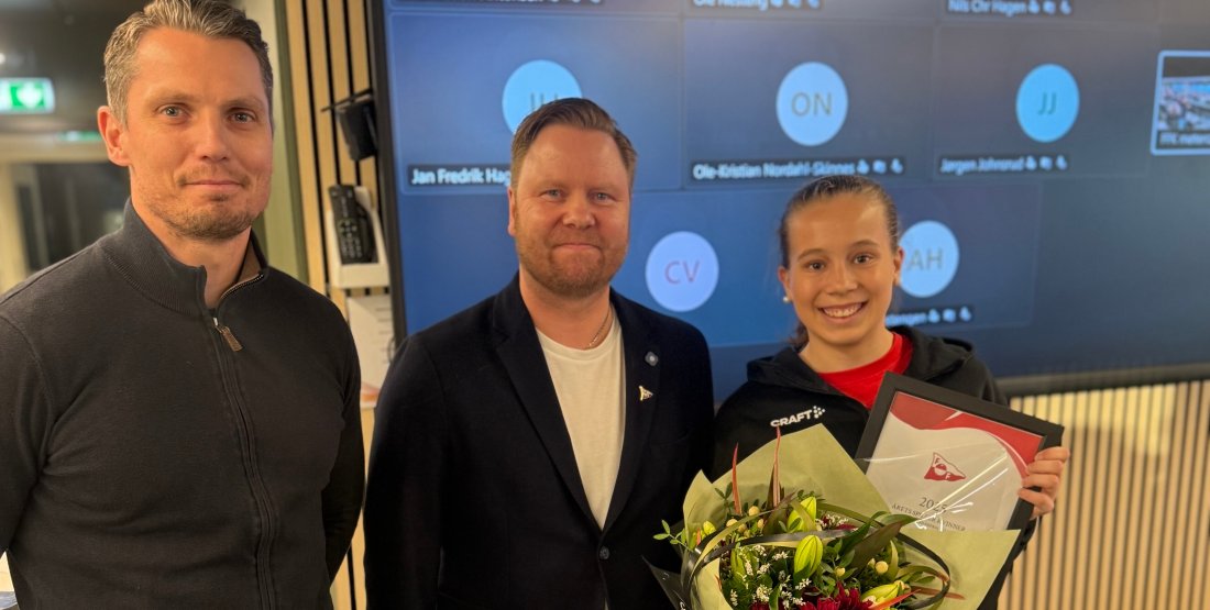 Emilie Mareth ble kåret til årets spiller for FFK Kvinner.