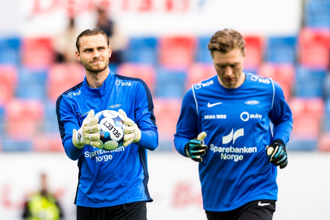Martin Børsheim (t.v.) har vært andrevalget bak Mathias Dyngeland. (Foto: NTB)