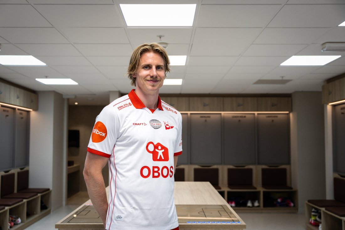 Isak gleder seg til å gjøre Fredrikstad Stadion til sin hjemmebane. (Foto: Bendik Olrud)