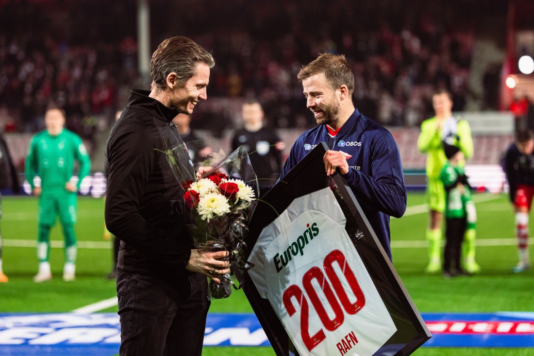 Simen Rafn har godt over 200 kamper for FFK. (Foto Qwerty AS)