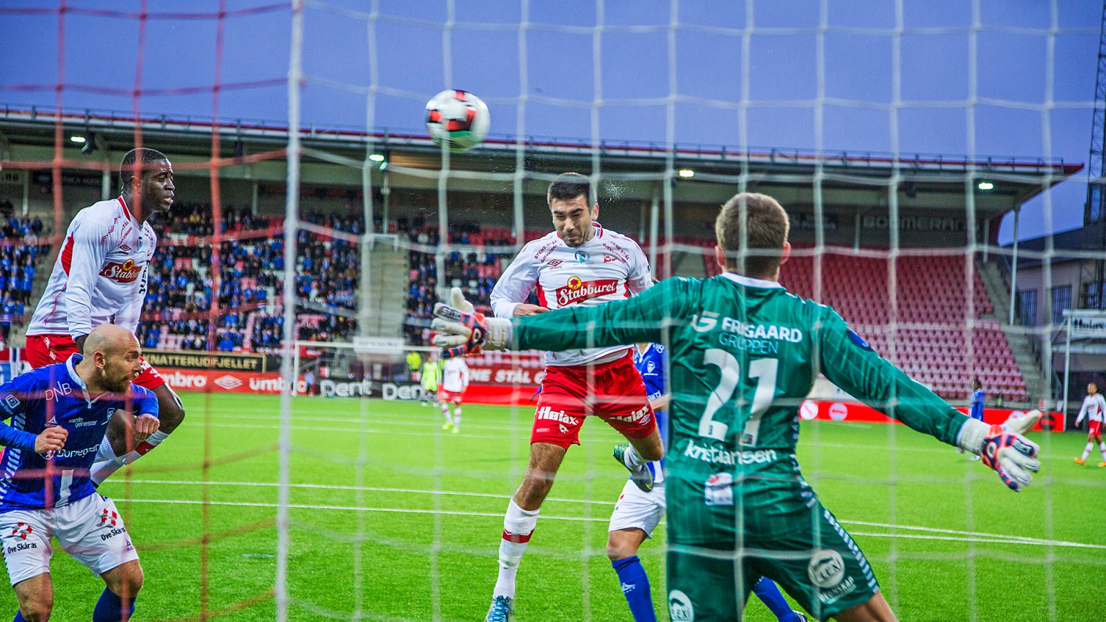 Sanel Kapidzic scorer mot Sarpsborg 08 i treningskamp 2016