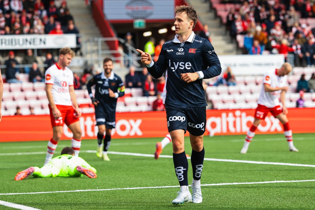 Peter Christiansen scoret Vikings første mål. (Foto: Thomas Andersen / NTB)