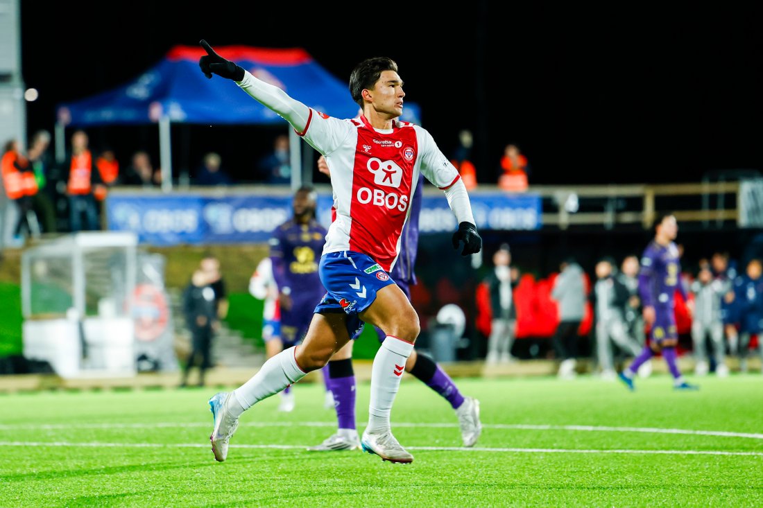 Bjørn Martin Kristensen ble matchvinner. (Foto: Jonas Been Henriksen / NTB)