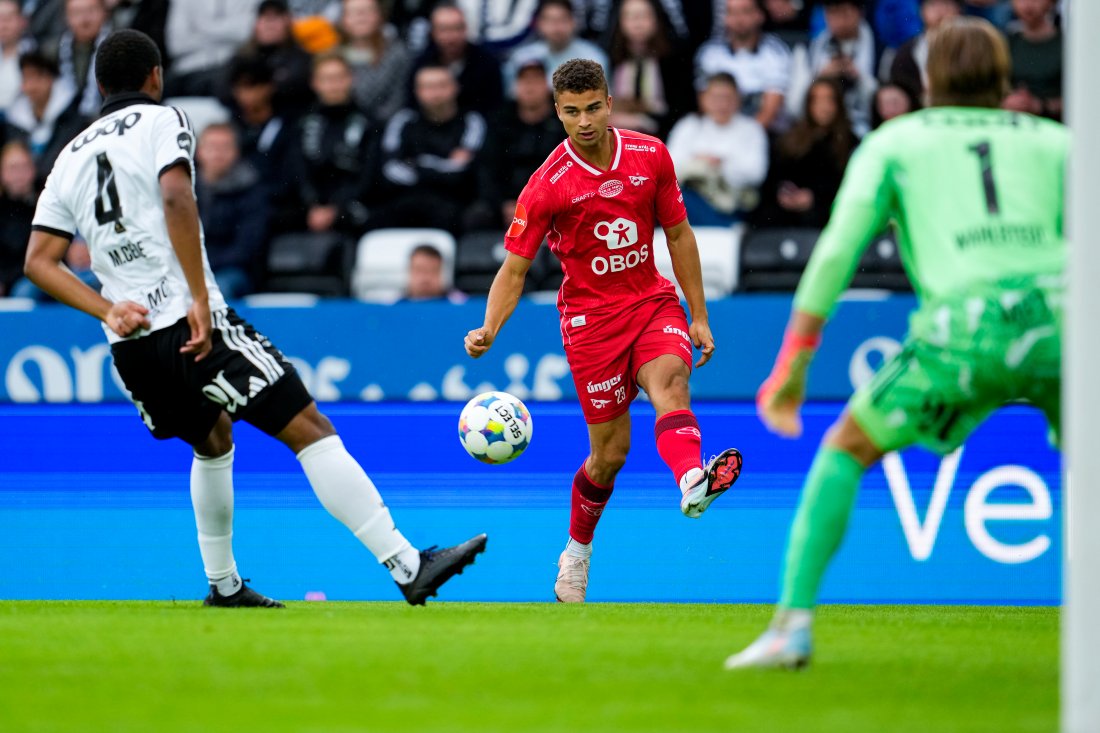Henrik Skogvold var nærmest scoring av våre spillere. (Foto: Ole Martin Wold / NTB)