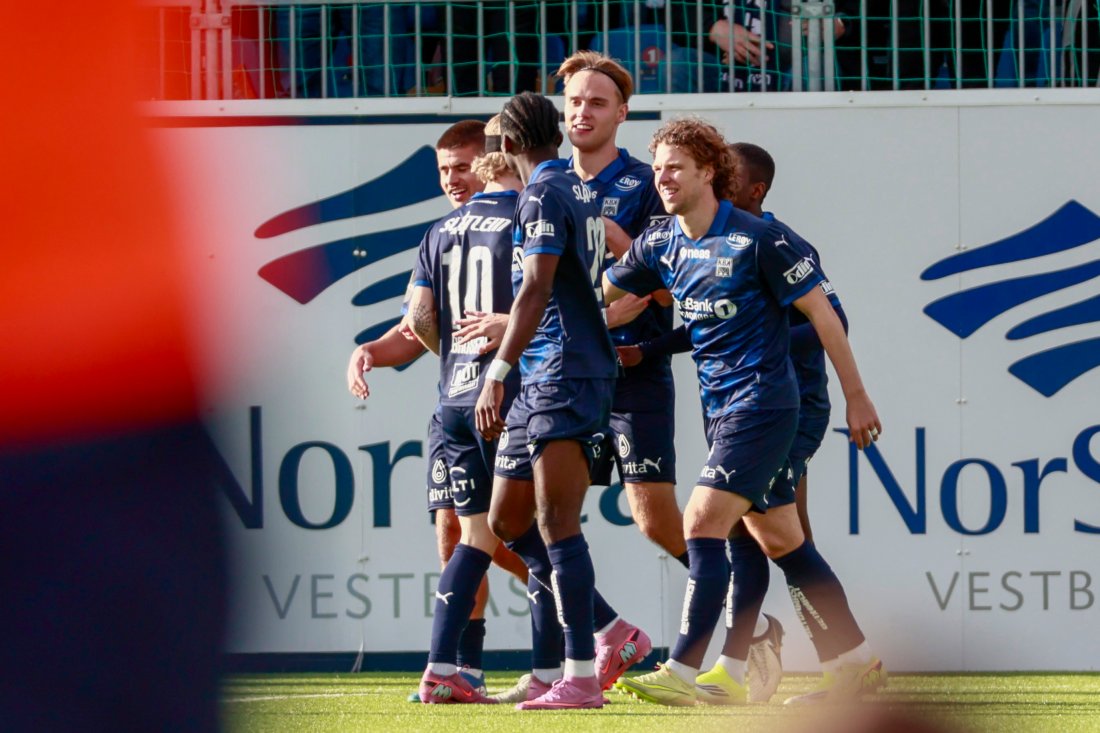Leander Alvheim doblet ledelsen til hjemmelaget. (Foto: Frederik Ringnes / NTB)