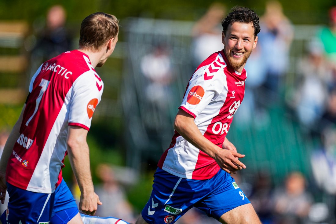 Det har blitt mye å juble over for Johannes Nuñez i KFUM-drakt. (Foto: Cornelius Poppe / NTB)