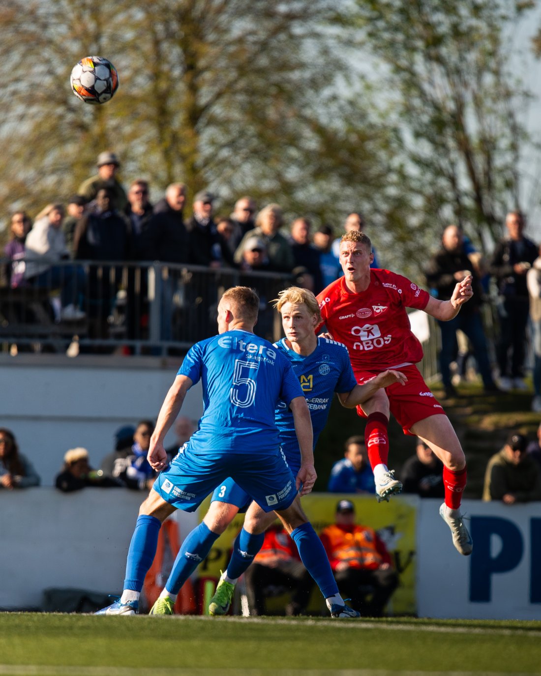 Emil Holten scoret to mål mot Pors. (Foto: Caid Media)