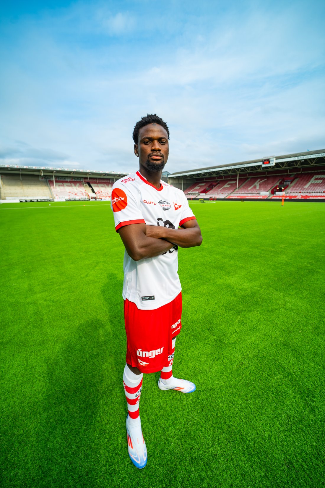 Tijani Samson kan få sin FFK-debut i morgen. (Foto: Qwerty AS)