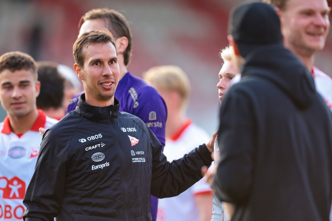 Casper Røjkjær får godt til å jobbe med laget sitt i sommer. (Foto: Thomas Andersen / NTB)