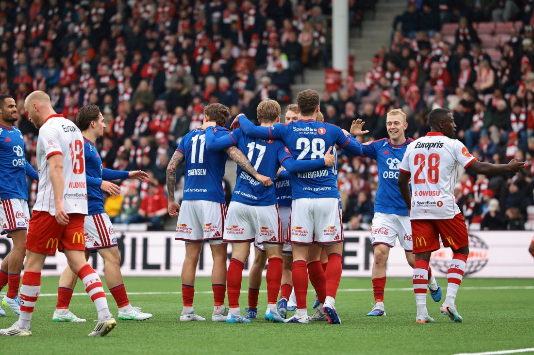 Mathias Grundetjern sendte gjestene i ledelsen. (Foto: Thomas Andersen / NTB)