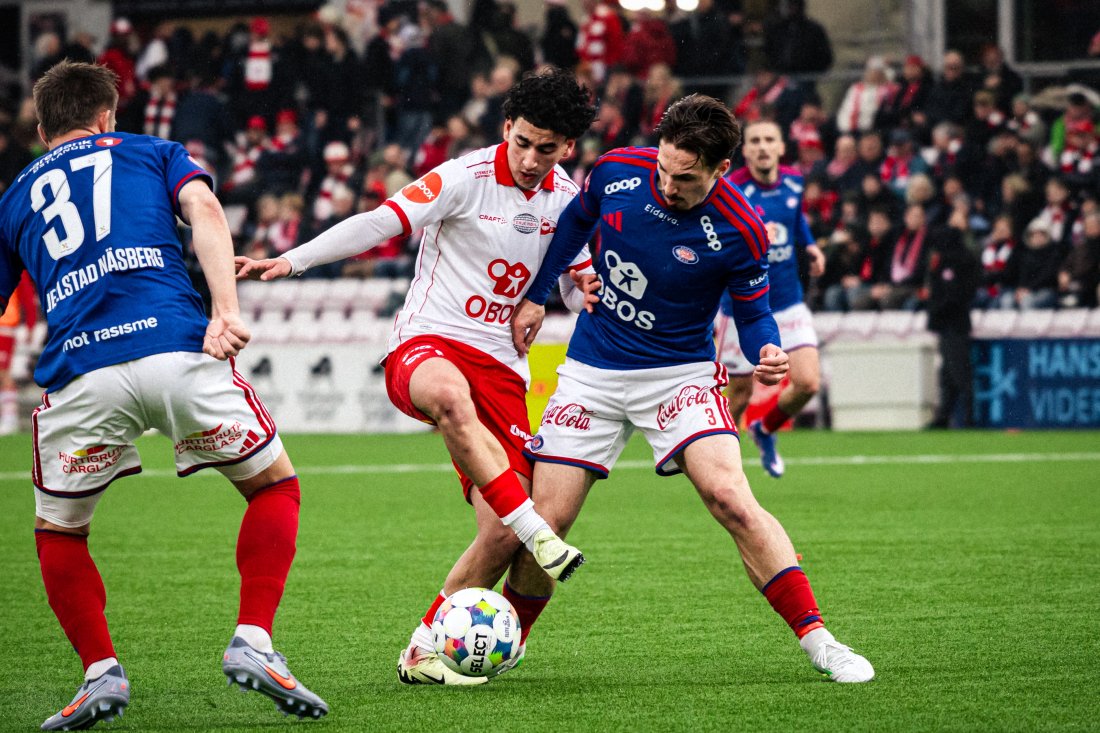 Salim Laghzaoui fikk scoringen sin annullert. (Foto: Qwerty AS)