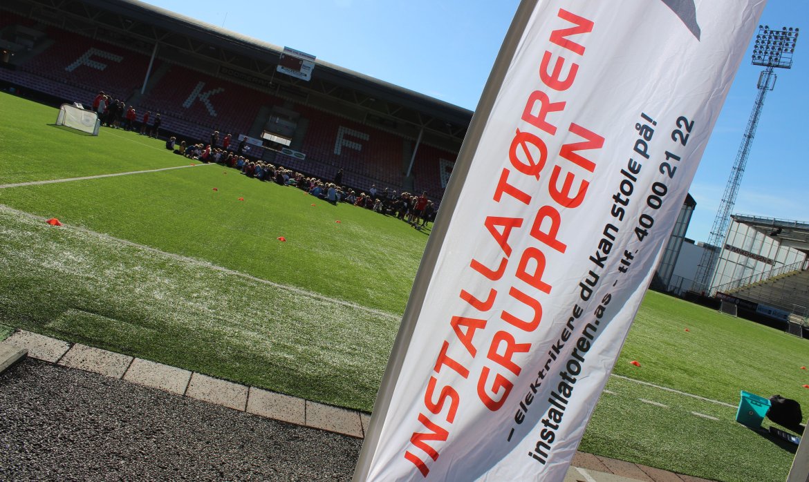 Fotballskole 2017 med Installatøren