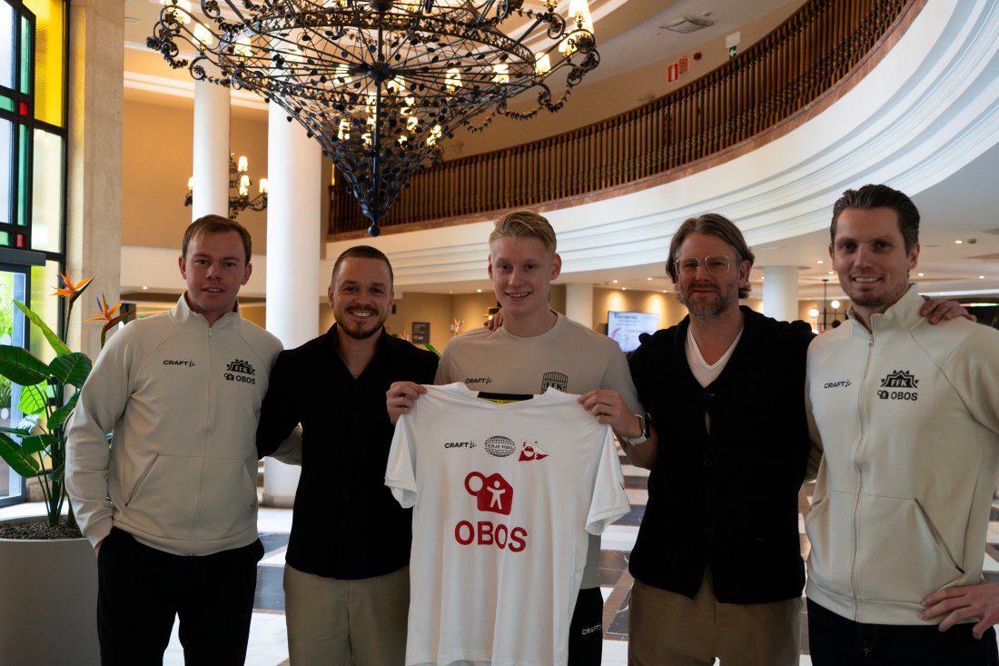 Rocco Shein sluttet seg til FFK-troppen mens dem var på treningsleir i Marbella vinteren 2025. Halvannet år senere går ferden videre til Championship. (Foto: Qwerty AS)