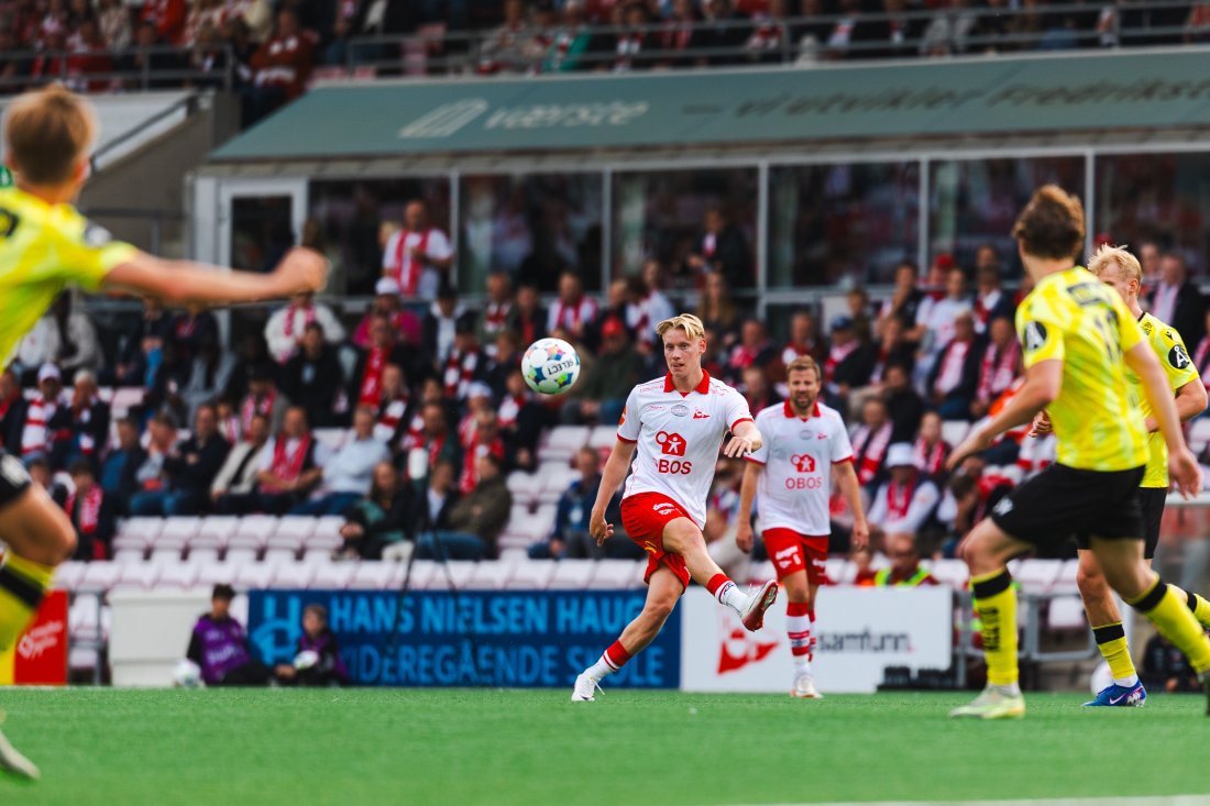 2-1-seieren mot Start før sommerpausen ble estlenderens siste kamp for FFK. (Foto: Qwerty AS)