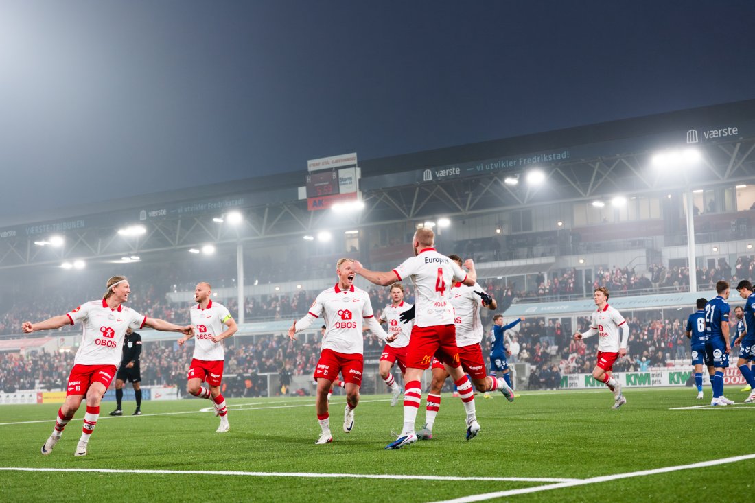 Vi fikk en drømmestart på sesongen ved å sende Sarpsborg 08 ut av NM. (Foto: Qwerty AS)