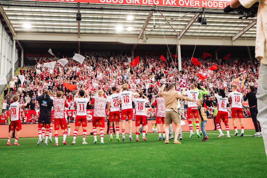 Vi går mot et snitt på over 9000 tilskuere per kamp i 2025. (Foto: Qwerty AS)