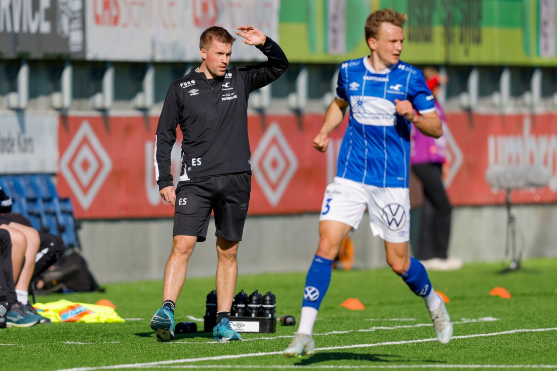 Even Sel fra tiden som assistenttrener for Haugsund. (Foto: Svein Ove Ekornesvåg / NTB)
