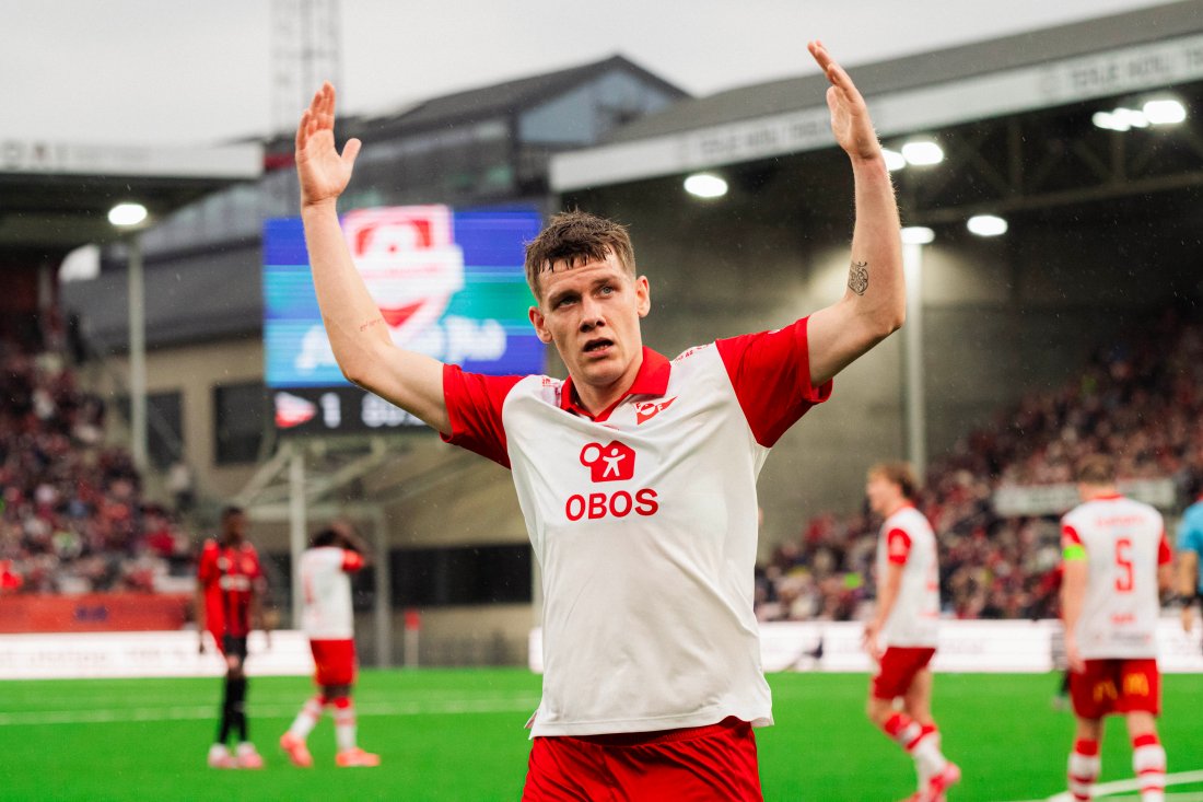 Bjartalid scoret vårt eneste mål i Europa. (Foto: Qwerty AS)