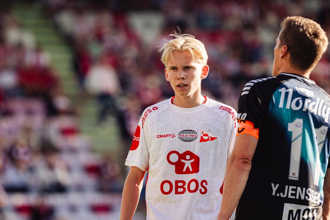 Eirik Granaas fikk sin debut på Stadion i dag. (Foto: Qwerty AS)