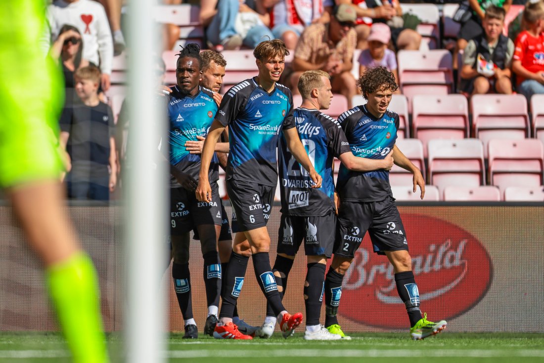 Tromsø utnyttet feil i våre bakre rekker og satt inn kampens eneste scoring. (Foto: Thomas Andersen / NTB)